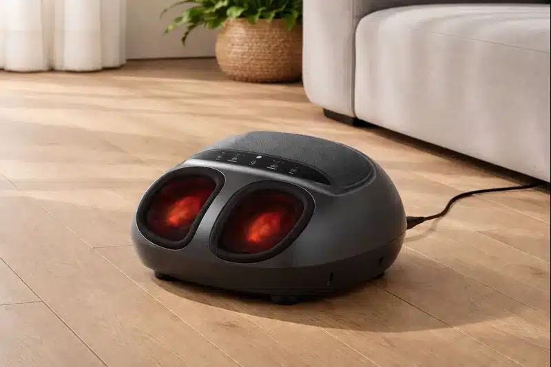 Renpho Shiatsu Foot Massager Renpho Shiatsu Foot Massager on a living room floor