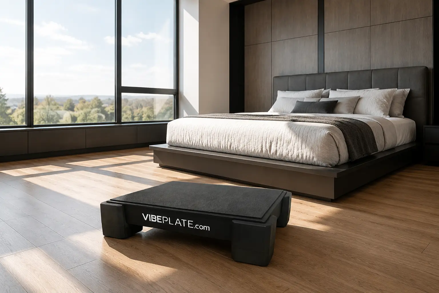 VibePlate 1824 VibePlate 1824 in a modern bedroom