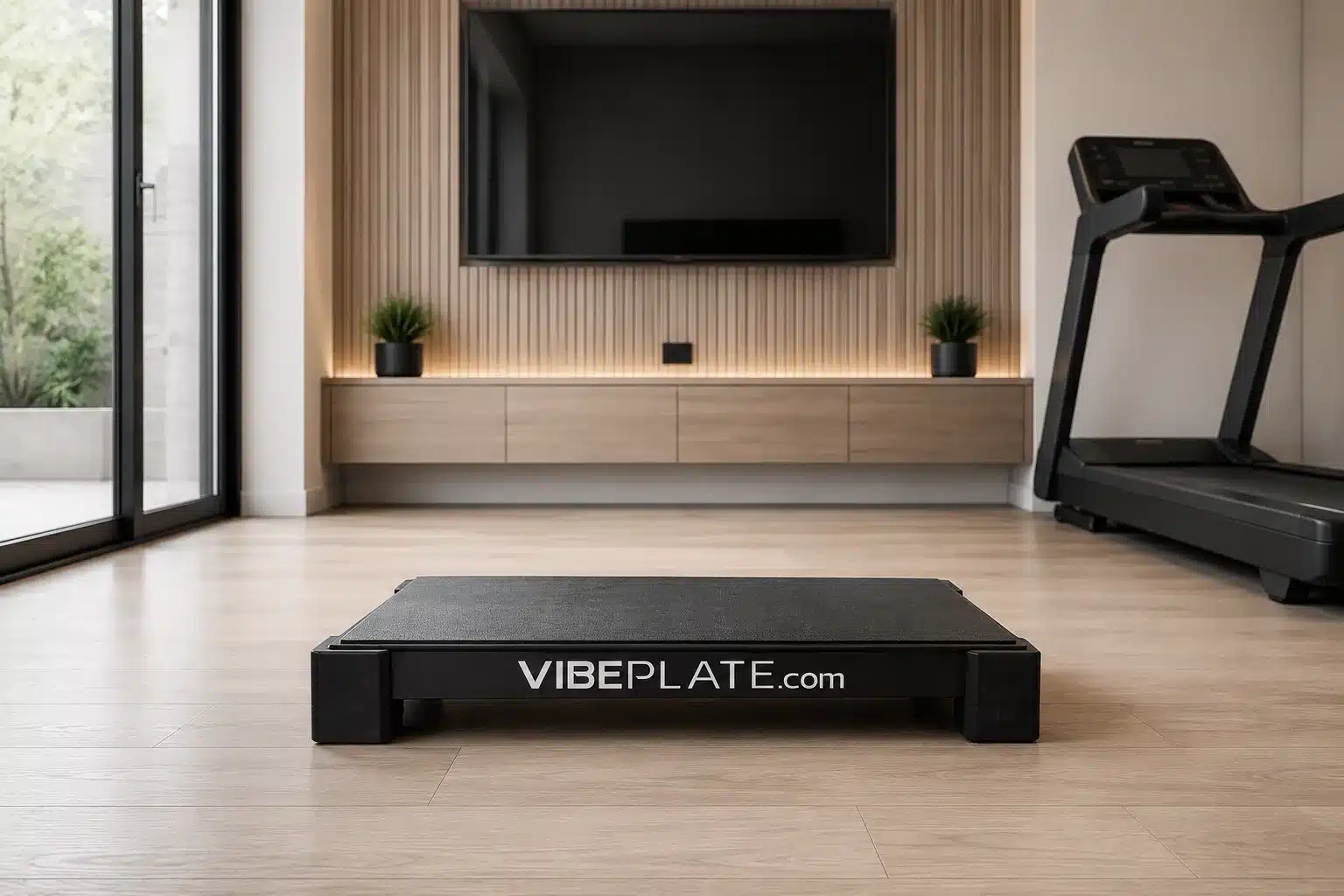 VibePlate 3048 VibePlate 3048 in a modern home gym