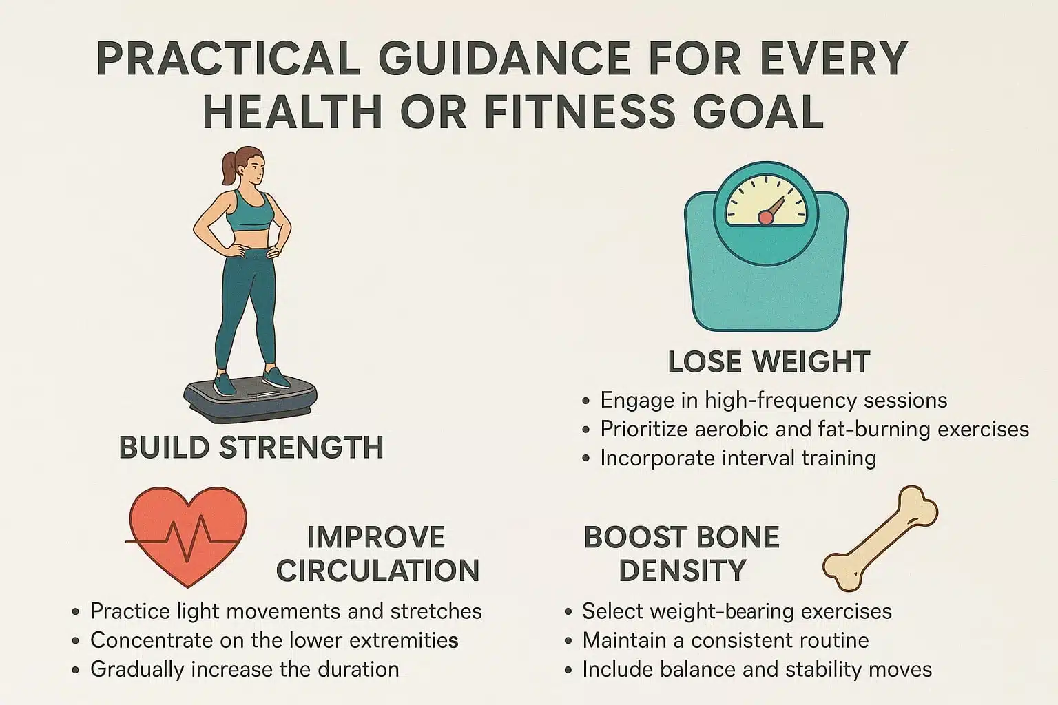 How to use a vibration plate - Benefits and tips graph