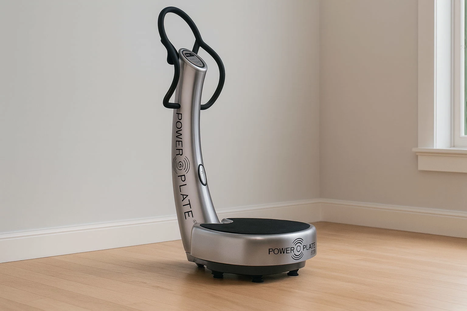 Power Plate my5 in a minimalistic home gym