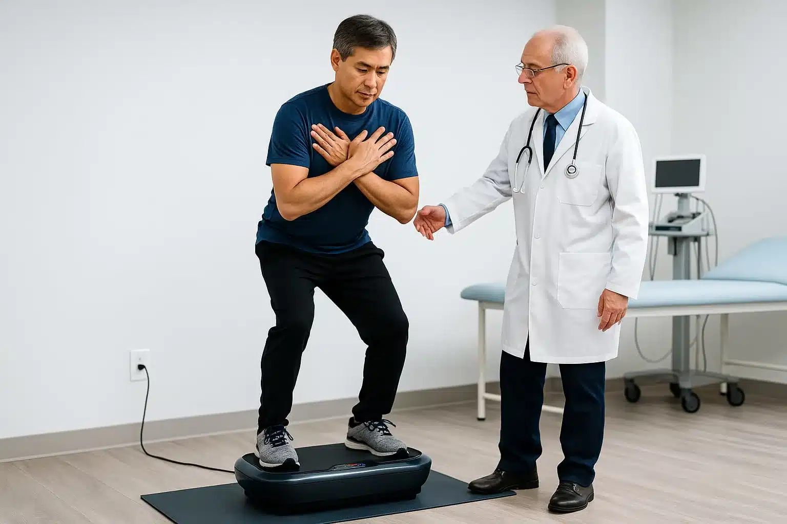 Use a Vibration Plate With Heart Problems Only if Cleared by Your Doctor