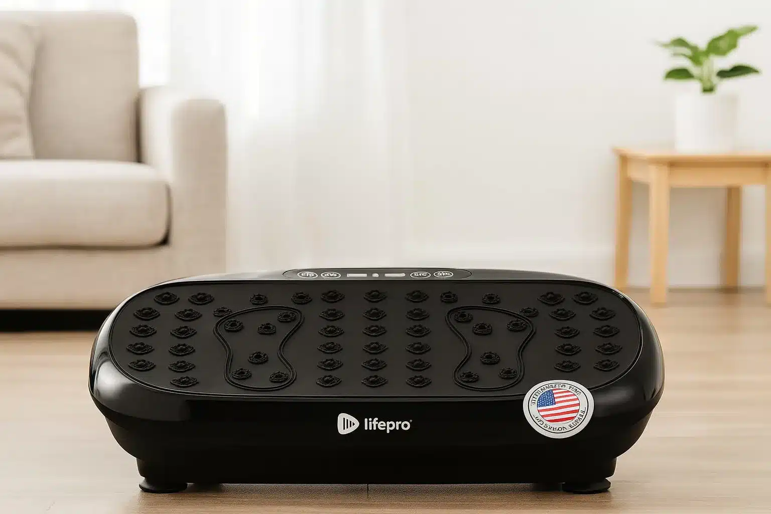 LifePro HexaPlate in a living room