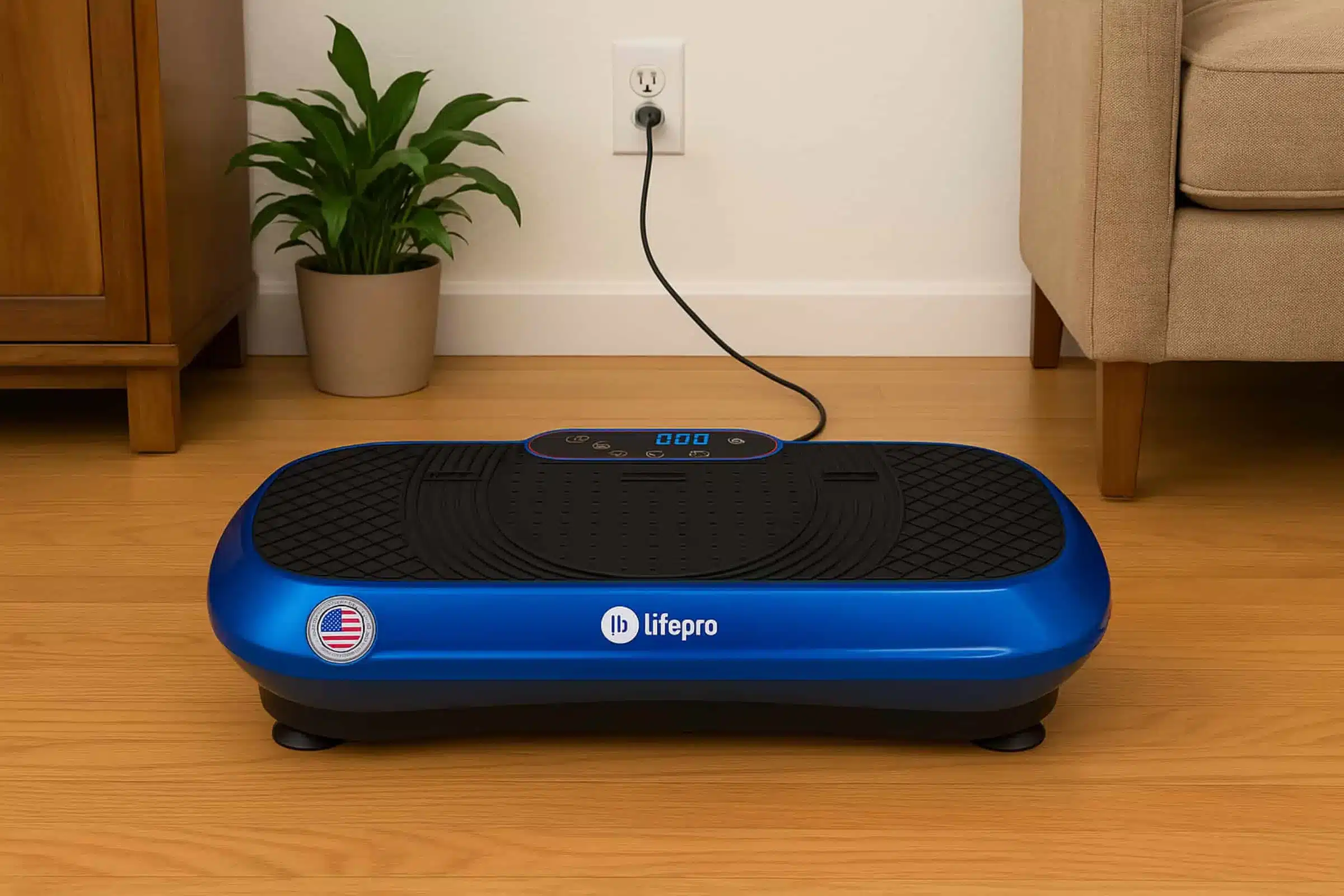 LifePro Waver in a living room bright furniture