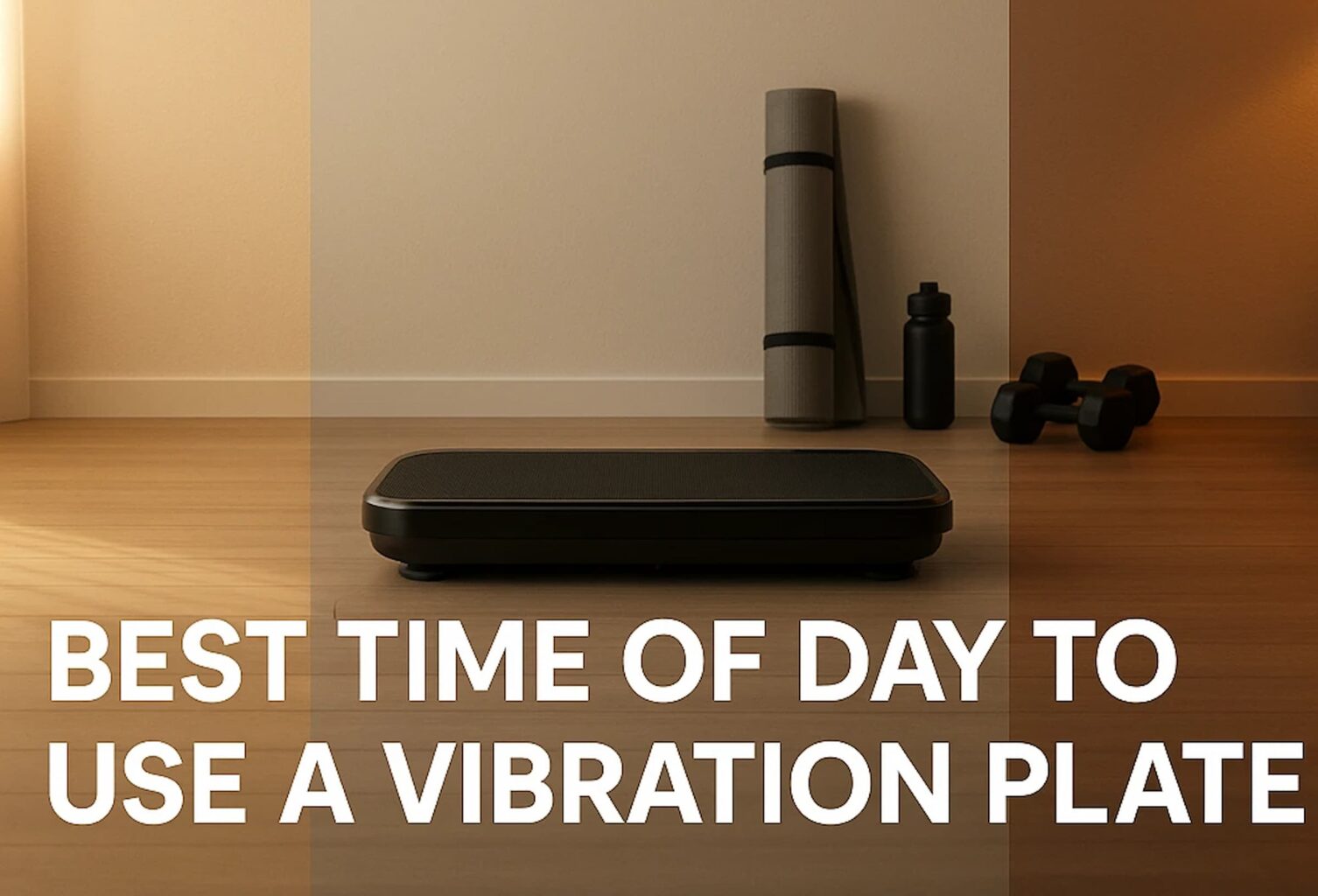 Best Time of Day to Use a Vibration Plate featured image cropped