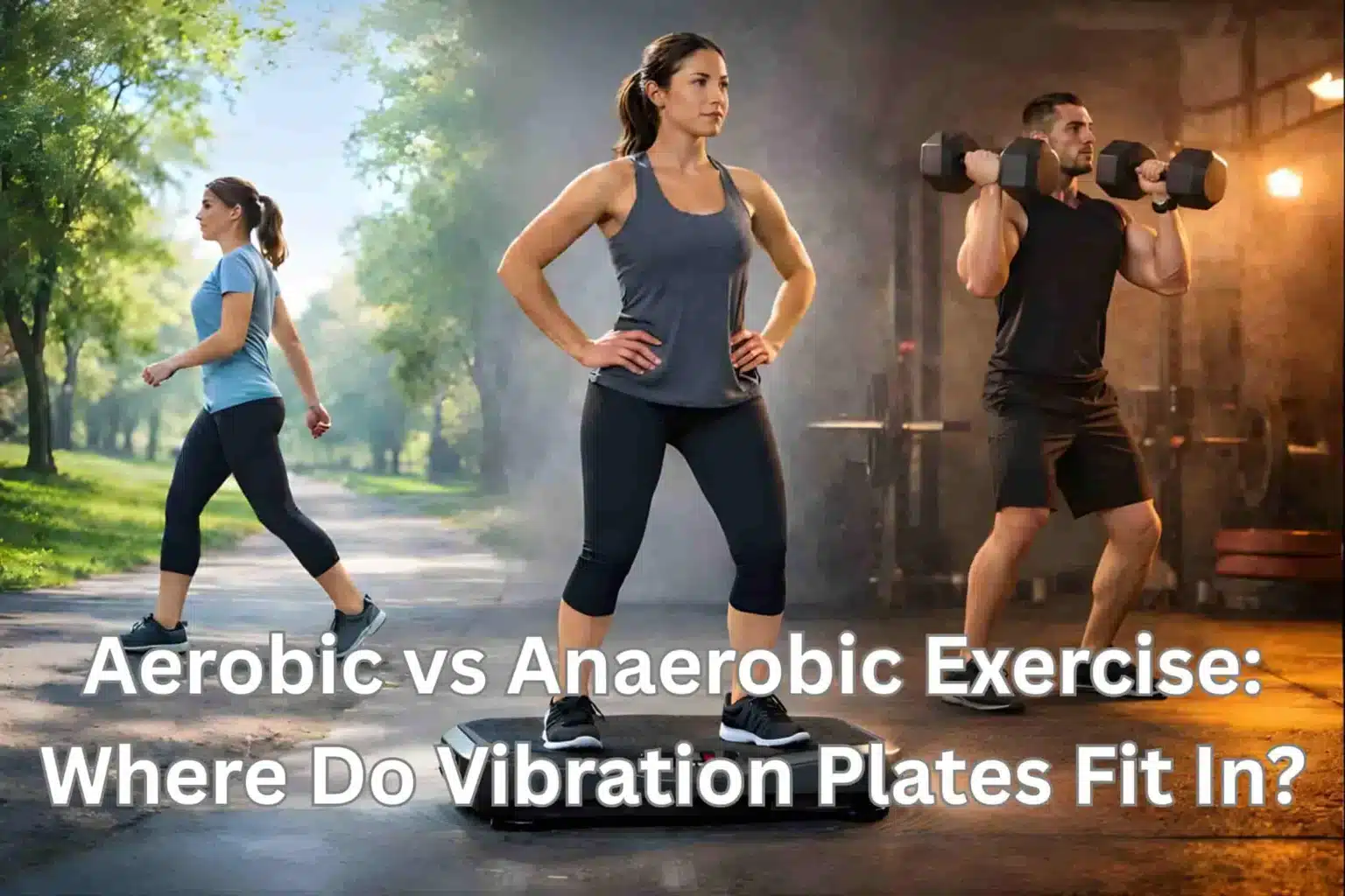 Aerobic vs Anaerobic Exercise - Where Do Vibration Plates Fit In featured image
