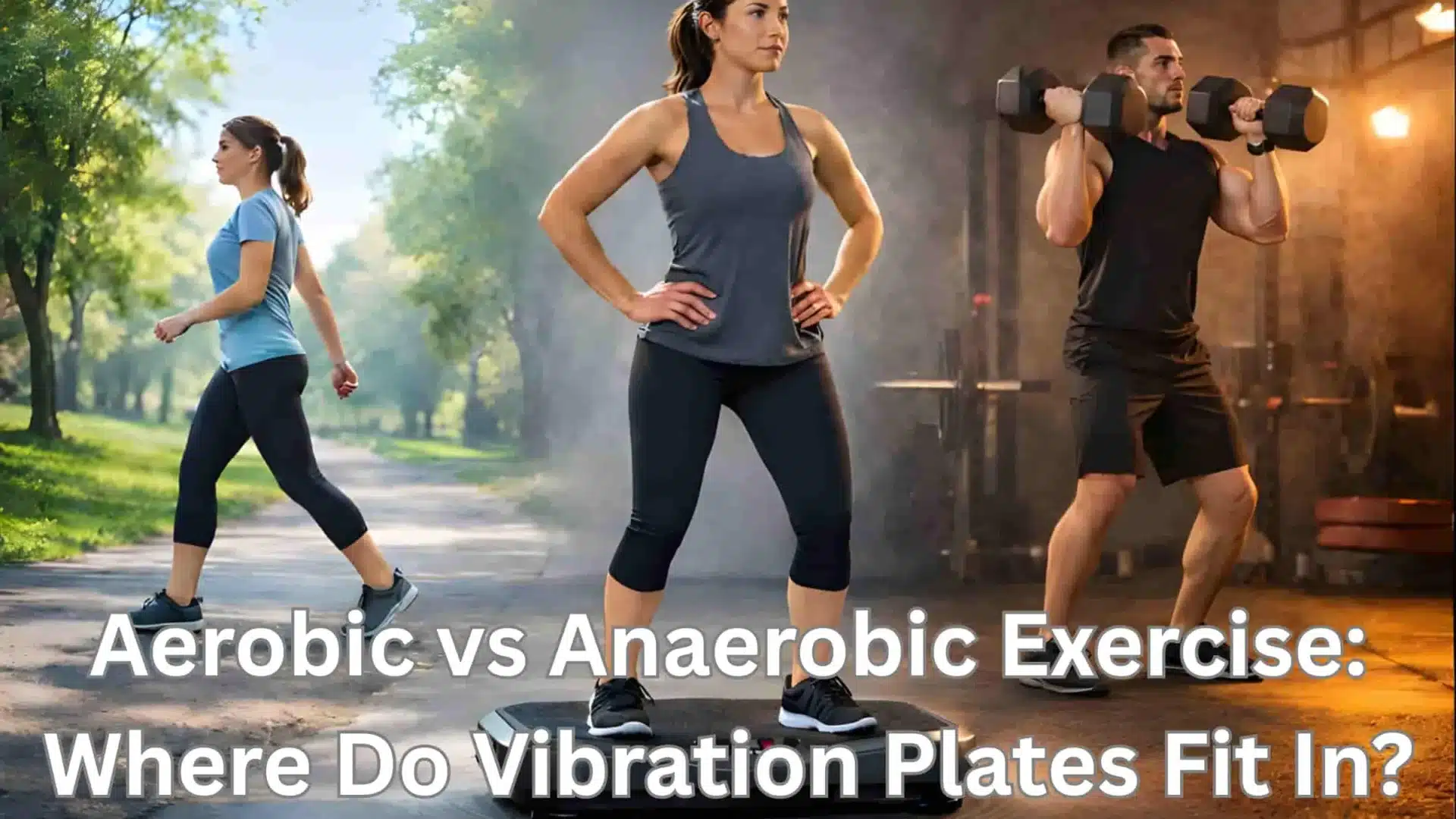 Aerobic vs Anaerobic Exercise - Where Do Vibration Plates Fit In featured image