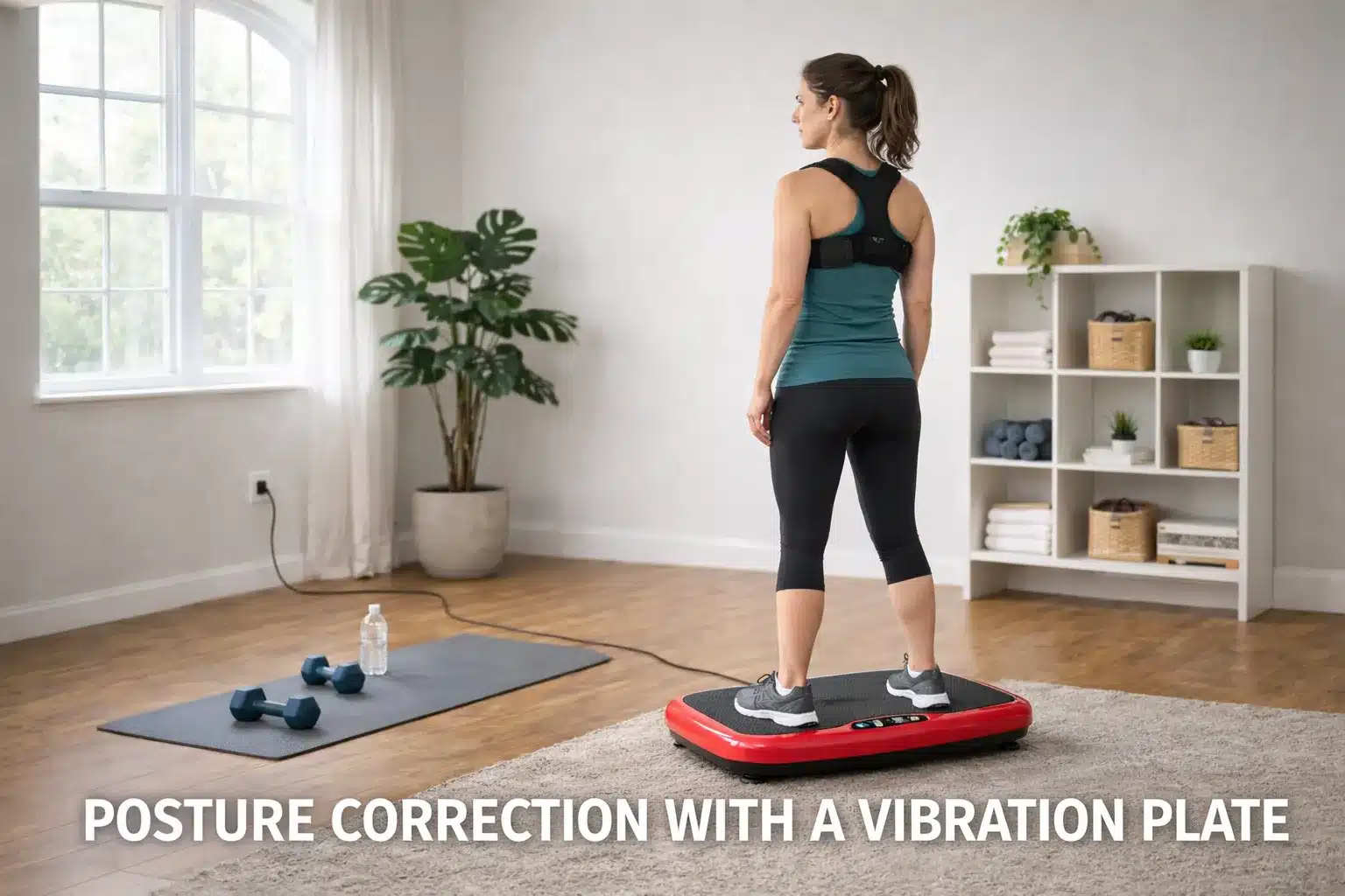 Posture Correction With a Vibration Plate