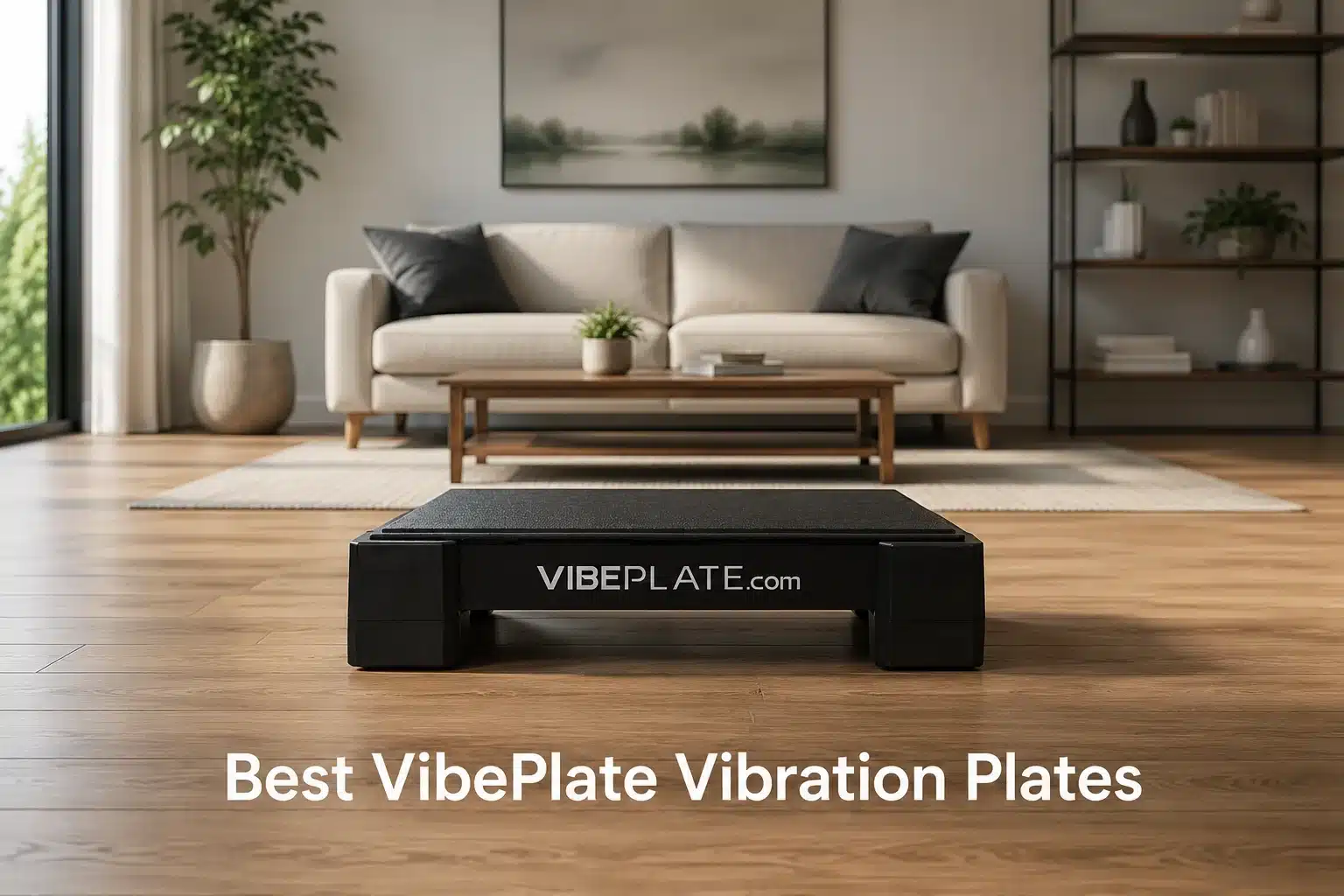 Best VibePlate Vibration Plates model 2424 in a livingroom