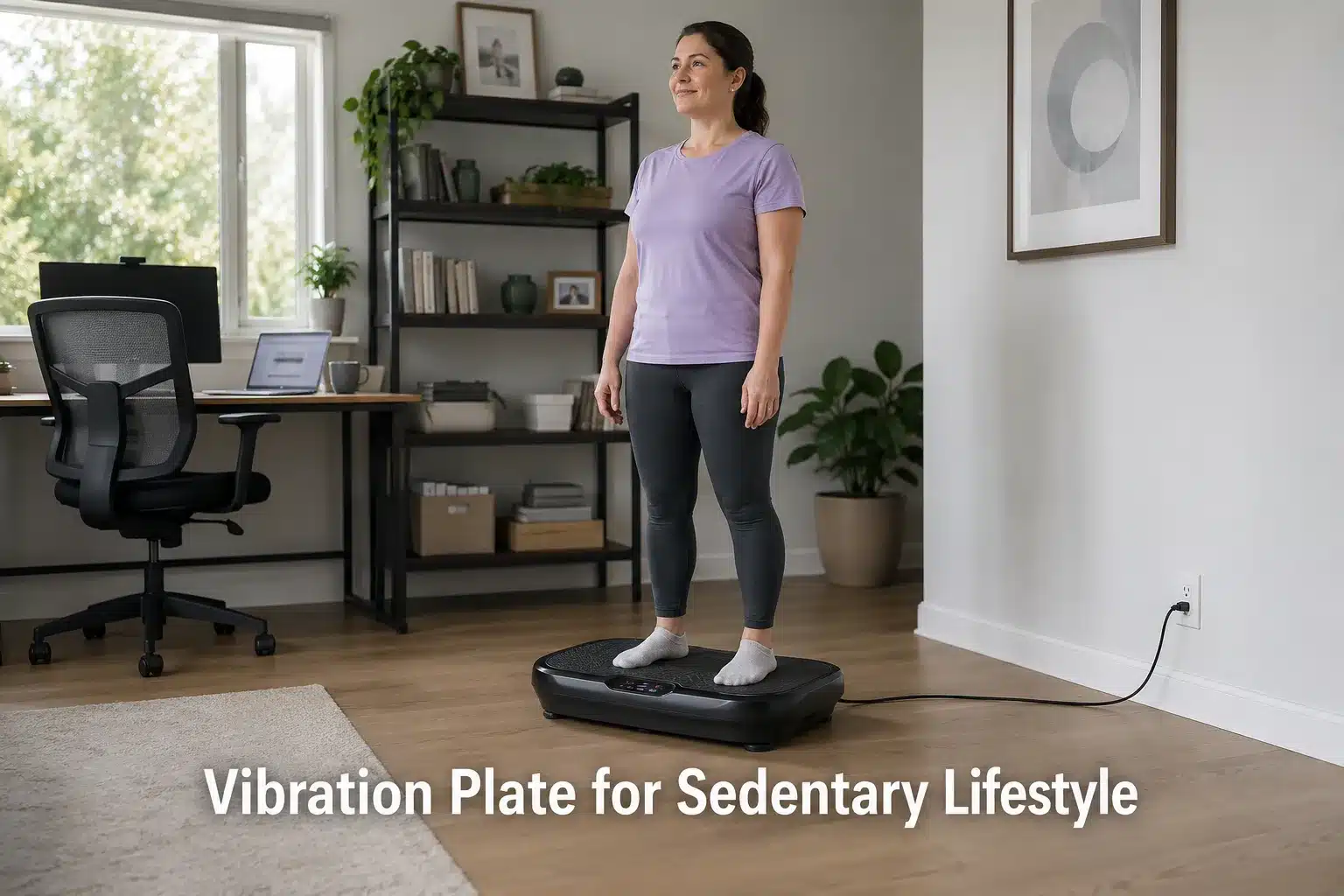 Vibration Plate for Sedentary Lifestyle example stance